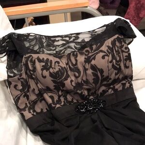 Patra Lace Bodice Evening Gown